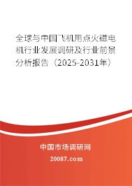 全球与中国飞机用点火磁电机行业发展调研及行业前景分析报告（2025-2031年）