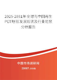 2025-2031年全球与中国再生PET地毯发展现状及行业前景分析报告 2025-2031年全球与中国再生PET地毯发展现状及行业前景分析报告