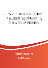 2025-2031年全球与中国紫外增强图像传感器市场现状调研及发展前景预测报告