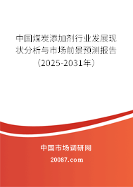 中国煤炭添加剂行业发展现状分析与市场前景预测报告（2025-2031年）