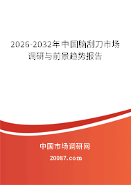 2026-2032年中国脑刮刀市场调研与前景趋势报告