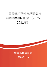 中国摄像机配件市场研究与前景趋势预测报告（2025-2031年）