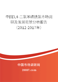 中国3,4-二氯苯磺酰氯市场调研及发展前景分析报告（2012-2017年）