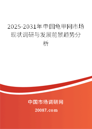 2025-2031年中国龟甲网市场现状调研与发展前景趋势分析