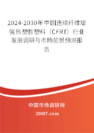 2024-2030年中国连续纤维增强热塑性塑料（CFRT）行业发展调研与市场前景预测报告