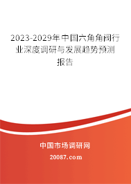 2023-2029年中国六角角阀行业深度调研与发展趋势预测报告 2023-2029年中国六角角阀行业深度调研与发展趋势预测报告