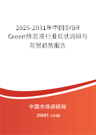 2025-2031年中国SYBR Green预混液行业现状调研与前景趋势报告