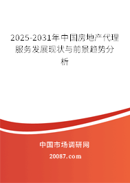 2025-2031年中国房地产代理服务发展现状与前景趋势分析
