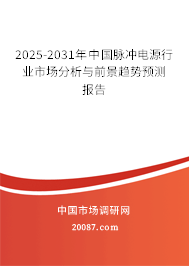 2025-2031年中国脉冲电源行业市场分析与前景趋势预测报告