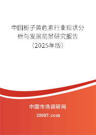 中国栀子黄色素行业现状分析与发展前景研究报告（2022年版）