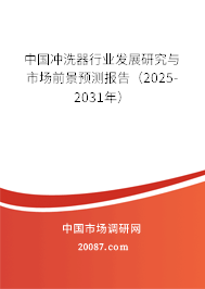 中国冲洗器行业发展研究与市场前景预测报告（2025-2031年）