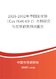 2026-2032年中国氢化钠（Cas 7646-69-7）市场研究与前景趋势预测报告