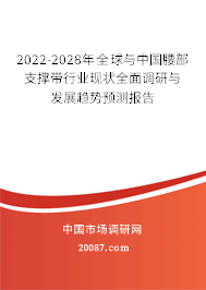 2022-2028年全球与中国腰部支撑带行业现状全面调研与发展趋势预测报告