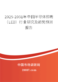 2025-2031年中国半导体照明（LED）行业研究及趋势预测报告