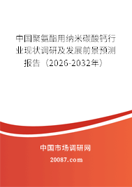 中国聚氨酯用纳米碳酸钙行业现状调研及发展前景预测报告(2026-2032年) 中国聚氨酯用纳米碳酸钙行业现状调研及发展前景预测报告(2026-2032年)