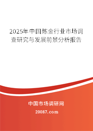 2025年中国炼金行业市场调查研究与发展前景分析报告