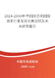 2024-2030年中国皮质类固醇激素行业发展全面调研及未来趋势报告 2024-2030年中国皮质类固醇激素行业发展全面调研及未来趋势报告