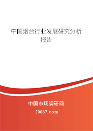 中国烟台行业发展研究分析报告