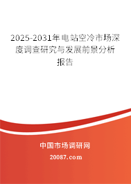 2025-2031年电站空冷市场深度调查研究与发展前景分析报告