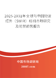 2025-2031年全球与中国短波红外(SWIR)相机市场研究及前景趋势报告 2025-2031年全球与中国短波红外(SWIR)相机市场研究及前景趋势报告