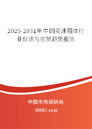 2025-2031年中国变速箱体行业现状与前景趋势报告