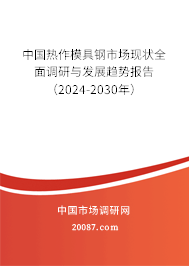 中国热作模具钢市场现状全面调研与发展趋势报告（2024-2030年）