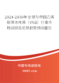 2024-2030年全球与中国乙烯基降冰片烯（VNB）行业市场调研及前景趋势预测报告