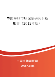 中国带轮市场深度研究分析报告(2012年版) 中国带轮市场深度研究分析报告(2012年版)
