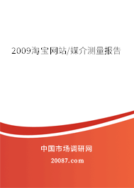 2009淘宝网站/媒介测量报告