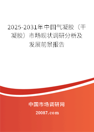 2025-2031年中国气凝胶（干凝胶）市场现状调研分析及发展前景报告