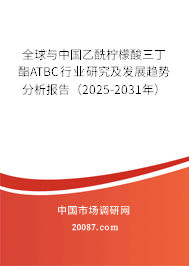 全球与中国乙酰柠檬酸三丁酯ATBC行业研究及发展趋势分析报告（2025-2031年）