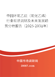 中国环氧乙烷（氧化乙烯）行业现状调研及未来发展趋势分析报告（2025-2031年）