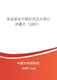 挪威家电市场现状及对策分析报告（2007）
