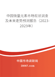 й΢Ԫг״鼰δԤⱨ棨2023-2029꣩