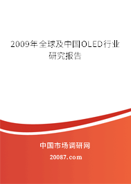 2009年全球及中国OLED行业研究报告