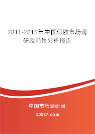 2011-2015年中国假肢市场调研及前景分析报告
