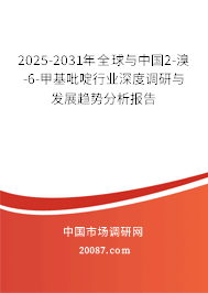 2025-2031年全球与中国2-溴-6-甲基吡啶行业深度调研与发展趋势分析报告