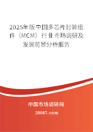 2025年版中国多芯片封装组件（MCM）行业市场调研及发展前景分析报告