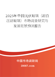 2025年中国光伏玻璃（超白压延玻璃）市场调查研究与发展前景预测报告