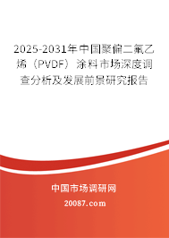2025-2031年中国聚偏二氟乙烯（PVDF）涂料市场深度调查分析及发展前景研究报告