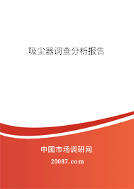 吸尘器调查分析报告