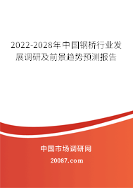 2022-2028年中国钢桥行业发展调研及前景趋势预测报告