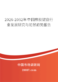 2026-2032年中国橡胶键盘行业发展研究与前景趋势报告