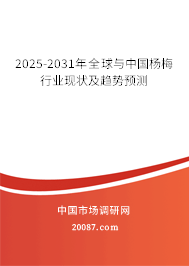 2025-2031年全球与中国杨梅行业现状及趋势预测