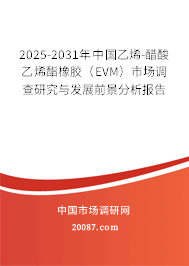 2025-2031年中国乙烯-醋酸乙烯酯橡胶（EVM）市场调查研究与发展前景分析报告