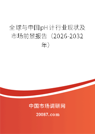 全球与中国pH计行业现状及市场前景报告（2026-2032年）