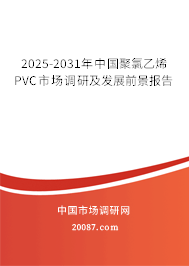 2025-2031年中国聚氯乙烯PVC市场调研及发展前景报告
