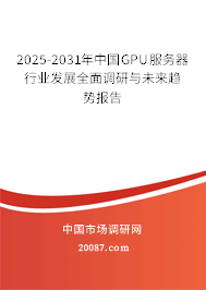 2025-2031年中国GPU服务器行业发展全面调研与未来趋势报告