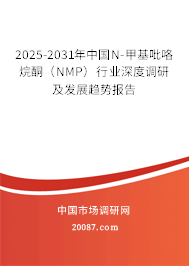 2025-2031年中国N-甲基吡咯烷酮（NMP）行业深度调研及发展趋势报告