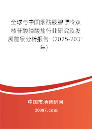 全球与中国烟酰胺腺嘌呤双核苷酸磷酸盐行业研究及发展前景分析报告(2025-2031年) 全球与中国烟酰胺腺嘌呤双核苷酸磷酸盐行业研究及发展前景分析报告(2025-2031年)